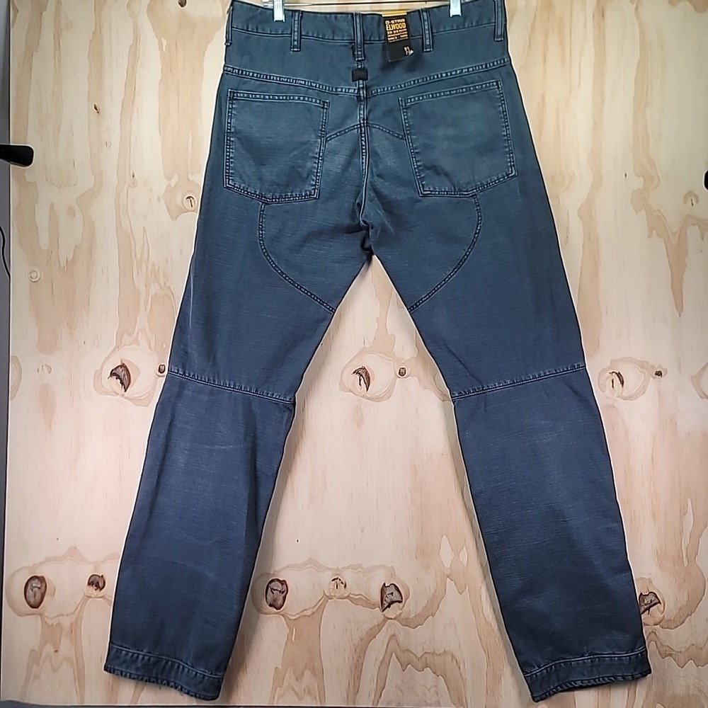 G-Star Raw Jeans 5620 Elwood 3D Regular Mens 34x34‎ Gray Bornite Double Knee NWT - Picture 10 of 16